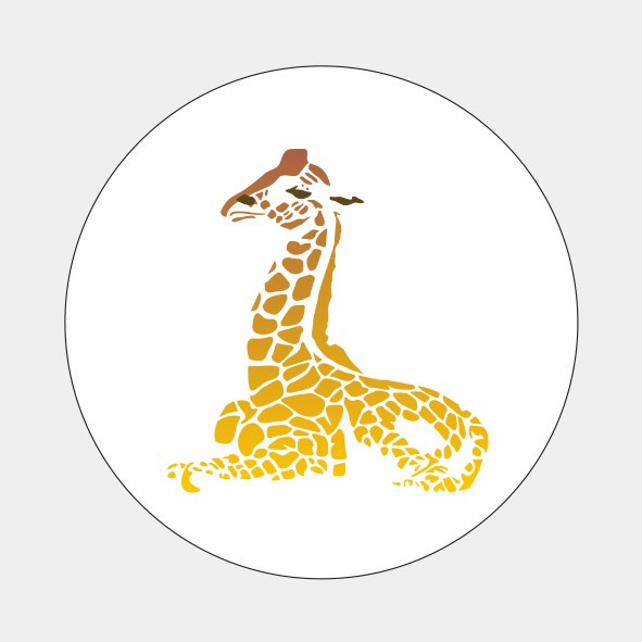 Sluitzegel Babygiraffe